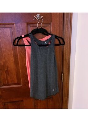 FREE PEOPLE Lot of Two FP Movement Exhale Racerback Tank Tops NWOT Size S